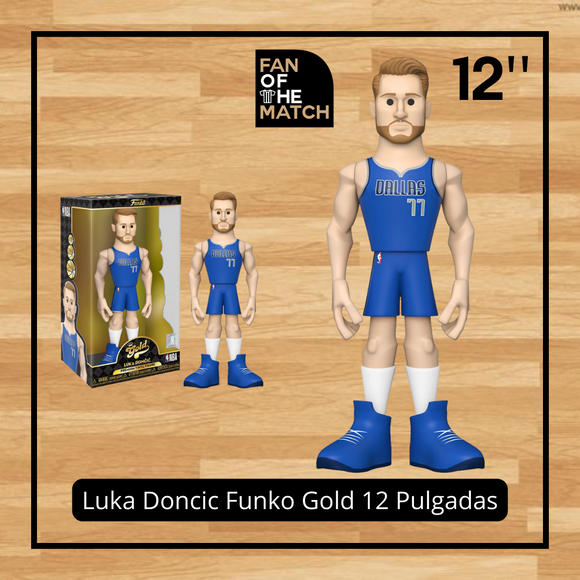 DALLAS MAVERICKS LUKA DONCIC 12'' VINYL GOLD FUNKO