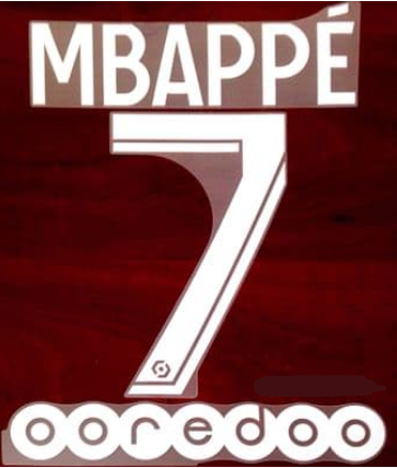 PSG PARIS SAINT GERMAIN ESTAMPADO 2021-22 MBAPPE 7 LOCAL