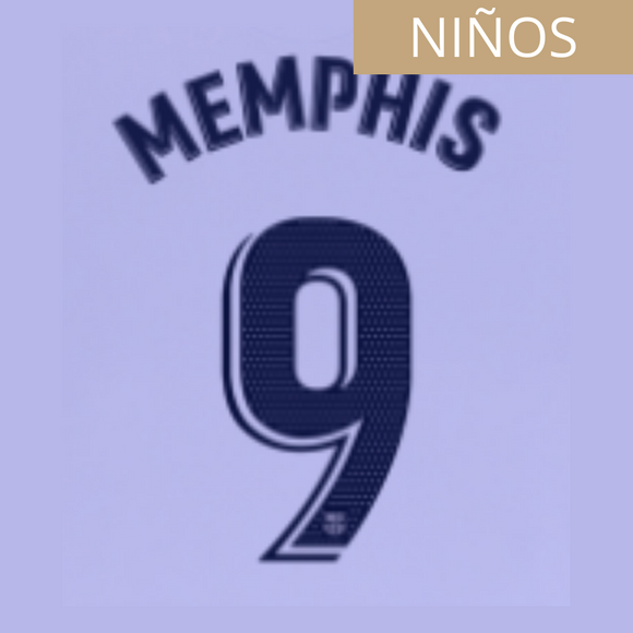 FC BARCELONA ESTAMPADO MEMPHIS 9 VISITA NIÑOS