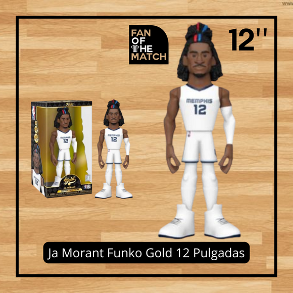 MEMPHIS GRIZZLIES JA MORANT 12'' VINYL FUNKO GOLD