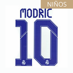 REAL MADRID ESTAMPADO MODRIC 10 LOCAL NIÑOS