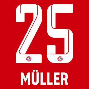 BAYERN MUNICH ESTAMPADO MULLER 25 LOCAL