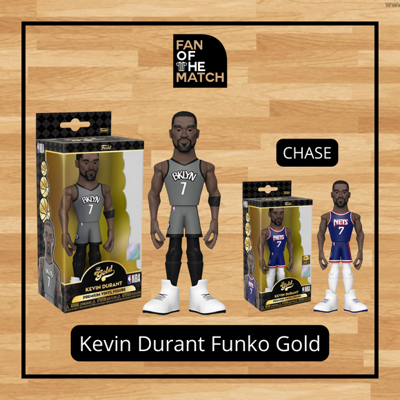 BROOKLYN NETS KEVIN DURANT CITY EDITION GOLD 5 FUNKO