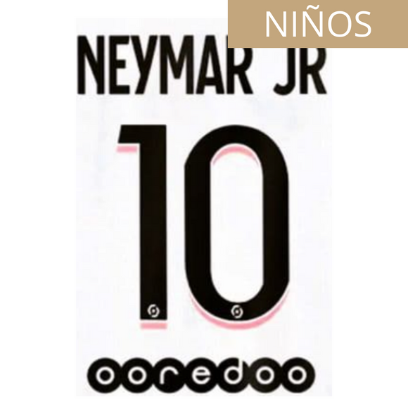 PSG PARIS SAINT GERMAIN ESTAMPADO 2021-22 NEYMAR JR 10 VISITA NIÑOS