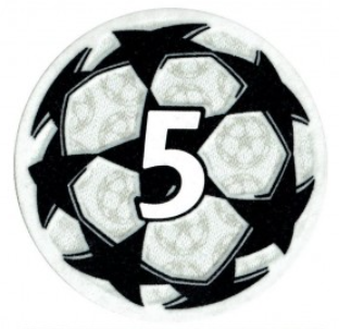PARCHE CHAMPIONS LEAGUE 5 VECES GANADOR FC BARCELONA