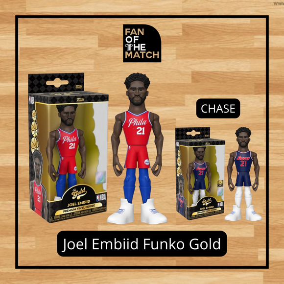 PHILADELPHIA 76ERS JOEL EMBIID VINYL GOLD 5 FUNKO